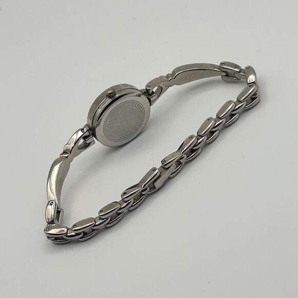 Contemplate Silver Tone Women’s Quartz Watch 21mm Working New Battery - Picture 5 of 9